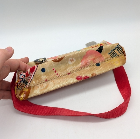 Harajuku Lovers Small Plastic Coated Canvas Mini Handbag - Picture 5 of 13